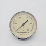 Vintage Moore Products Co 18968 Round Gauge 3/4" 0-100PSI. Fixed Price $16.87.