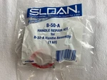 Sloan B-50-A Flush Valve Handle Repair Kit For B-32-A Assembly. Fixed Price $7.95.