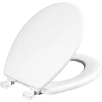 Mayfair Round Enameled Wood Toilet Seat White With Easy Clean Hinge. Fixed Price $24.05.