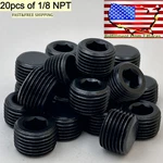 20PACK,NPT Plug 1/8" Allen Socket Pipe Pressure Male Thread Cap Sale. Fixed Price $16.15.