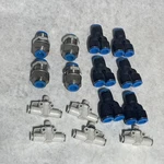 Festo Smc Push-in Air Fittings Mixed Lot Of 15 Sealed 186101 186104 AS2052F. Fixed Price $89.00.