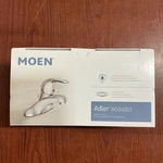 New Moen WS84503 Adler Centerset 1-HANDLE Bathroom Faucet Polished Chrome B301. Fixed Price $39.95.