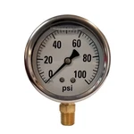 2-1/2" Liquid Filled Gauge 0-100 Psi 1/4" Npt Gas Oil Water Reducing Shock. Fixed Price $17.99.