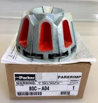 Parker Parkrimp 80C-A04 Crimping Tool Die, 43 Series, -4, 1/4", Red, New. Fixed Price $189.95.