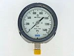 Wika 0-1400 Kpa Pressure Gauge 4-1/2" Dial, Npt, 316 # New. Fixed Price $130.00.