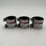 Brand New!! Pack Fernco 1-1/2" Neoprene Rubber Shielded Coupling P3001-150. Fixed Price $44.95.