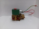 1/4" Asco 8344G070 Brass 4W 120/60 Solenoid Valve. Fixed Price $170.00.