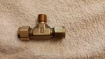 Parker 6MBT4N-B Branch Tee 3/8" Tube Od, 1/4"MNPT Brass (quantity Of 3). Fixed Price $25.00.