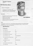 Flatjet(r)-spraying Systems Nozzle, Agriculture Fan Jet, Stainless Stl. Fixed Price $110.00.