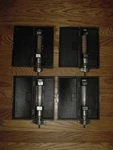 Set 4 Used Taco Flow Meters 729-1, 730-1, 731-1, 732-1 With Cases. Fixed Price $299.00.