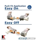 Pak Insta-plumb 46QLK Pvc Straight Coupling 1 For Kitchen, Push Fit. Fixed Price $10.99.