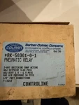 Barber-colman Pneumatic Relay AK-50301-0-1 3-WAY Switching Snap Acting 1/8" Fnpt. Fixed Price $159.00.