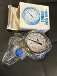 New Weiss LF251-100-4L Lower Npt Pressure Gauge Liquid Filled. Fixed Price $23.00.