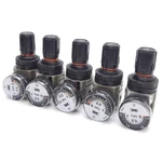 Lot Of Smc AR10-M5-Z Pneumatic Regulators, 7-100PSI, X 0.8 Ports, W/ Gauge. Fixed Price $67.00.
