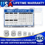 Jic Hydraulic Hose Cap Plug Tube Pipe Fitting Kit Assortment Heavy Dut. Fixed Price $53.99.