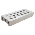 Festo PRS-1/8-6 Valve Manifold Block, Aluminum, 6-STATION, G3/8 Ports. Fixed Price $35.00.