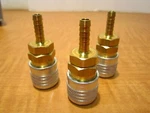 (3) Dyna-con D342 Sleeve Type Couple 1/4" Hose Barb Manual Series Steel New. Fixed Price $14.25.