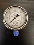 Marsh Instruments Pressure Gauge 63MM Case Filled 1/4" Mount 0-600 Psi J7864P. Fixed Price $76.99.
