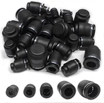 30PCS Pneumatic Cap Style Plug Fitting, Push-to-connect Air Line Black. Fixed Price $22.78.