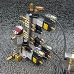 Master Pneumatic Multi Point Lubricators Ifm / Decco Manifold Lot. Fixed Price $242.50.