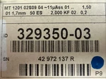 Heidenhain Mt 1201 Metro Incremental Length Gauge 329350-03 New Box. Fixed Price $1796.00.