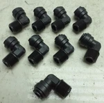 9 Pk Norgren Mm Tube Od X 3/8 Bspt Male Push-to-connect Fitting Elbow Adapter. Fixed Price $21.99.