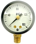 Ametek 1X788 Pressure Gauge, 0-160PSI, 1.5" Round, 1/8"NPT, New (vv). Fixed Price $24.99.