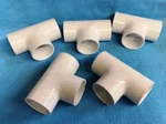 Nibco Tee Pvc Fitting D-2466 1-1/4" Sch 40 ** Lot Of 5. Fixed Price $12.00.