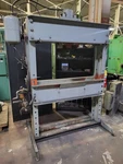 80 Ton Dake Nugier Press Frame, Air Over Hydraulic, 48" Bed. Fixed Price $7750.00.