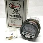 Dwyer 3025 Photohelic Pressure Gauge Switch, 0-25" Wc Water, 120VAC, 25PSIG Max. Fixed Price $150.00.