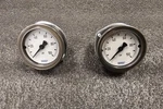 Wika Pressure Gauge 0-100 Psi. 1/8" Npt Brass Conn. 2" Face Rear Threads U-clamp. Fixed Price $32.00.