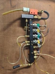 Videojet Printer Pneumatic Valve Manifold Assembly W/ 4 Clippard ETO-3M-12. Fixed Price $139.00.