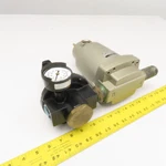Smc AMG550-N10C 1" Npt Compressed Air Drain Catch W/ Pressure Regulator. Fixed Price $43.55.