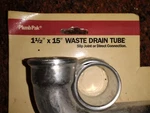 Plumb Pak PP16CP Waste Arm, 1-1/2 Dia X 15 L, Slip Joint/direct Connect,. Fixed Price $19.99.