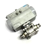 Festo DFPD-20-RP-90-RS60-F03 Quarter Turn Actuator 8047645 W/ 1686632 Ball Valve. Fixed Price $152.99.