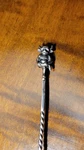 English Sterling Coffee Spoon Horned Gremlin. Fixed Price $65.00.