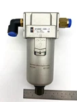 Smc AF4000-02B-2 Pneumatic Air Filter W/ Quick Connects Mounting Bracket Japan. Fixed Price $49.99.