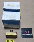 *new* Deltrol 10001-25 C20B Check Valve 1/4" Thread Made + Warranty!. Fixed Price $40.00.