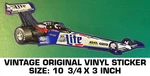 Top Fuel Miller Lite - Vintage Original Decal Sticker Drag Racing Nhra. Fixed Price $9.34.