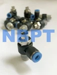 Foul Proof Air Speed Control Scdc 1/4-1/4NPT One Touch Easy Connect Elbow. Fixed Price $13.95.