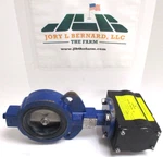 Keystone, 22-0080WOA10017, 3" 150 Rubberlined Butterfly, W/ F89U-004-DA ,surplus. Fixed Price $224.00.