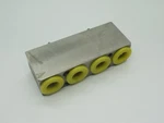 Ati 9120-FN4-M Fluid/air Module Stainless Steel 3/8" Npt Ports Used. Fixed Price $113.99.