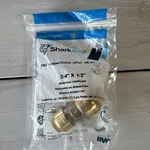 Sharkbite 1/2 In. X 3/4 Push-to-connect Brass Reducing Coupling, U058LFA New. Fixed Price $16.73.