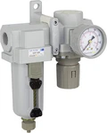 SAU420-N04G-MEP Compressed Air Filter Regulator Combo 1/2" Npt Metal Bowl, Man. Fixed Price $200.99.