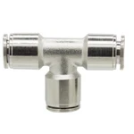 10 X 1/4" Od Nickel Plated Brass Metal Push To Connect Tube Fitting Union Tee. Fixed Price $50.58.