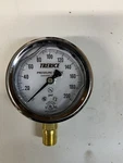 200 Psi Stainless Gauge Air Water Pressure Liquid Filled Trerice D82LFB 2-1/2". Fixed Price $34.00.