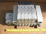 Smc EX250-SDN1-X122 Pneumatic 6 Slot Manifold Solenoid Valve VQC4400-5 Devicenet. Fixed Price $199.00.