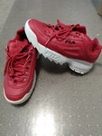 Fila Disruptor Ii Premium Red White Black 3FM00649 602 Kids Us Size. Fixed Price $10.00.