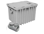 Endura 3920A02 20GPM, 20/40, 2-INCH Connection Grease Interceptor, Gray. Fixed Price $390.00.