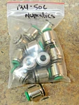 14 Pcs. Numatics 134-506 1/4" Slip Cartridge Fittings. Fixed Price $69.95.